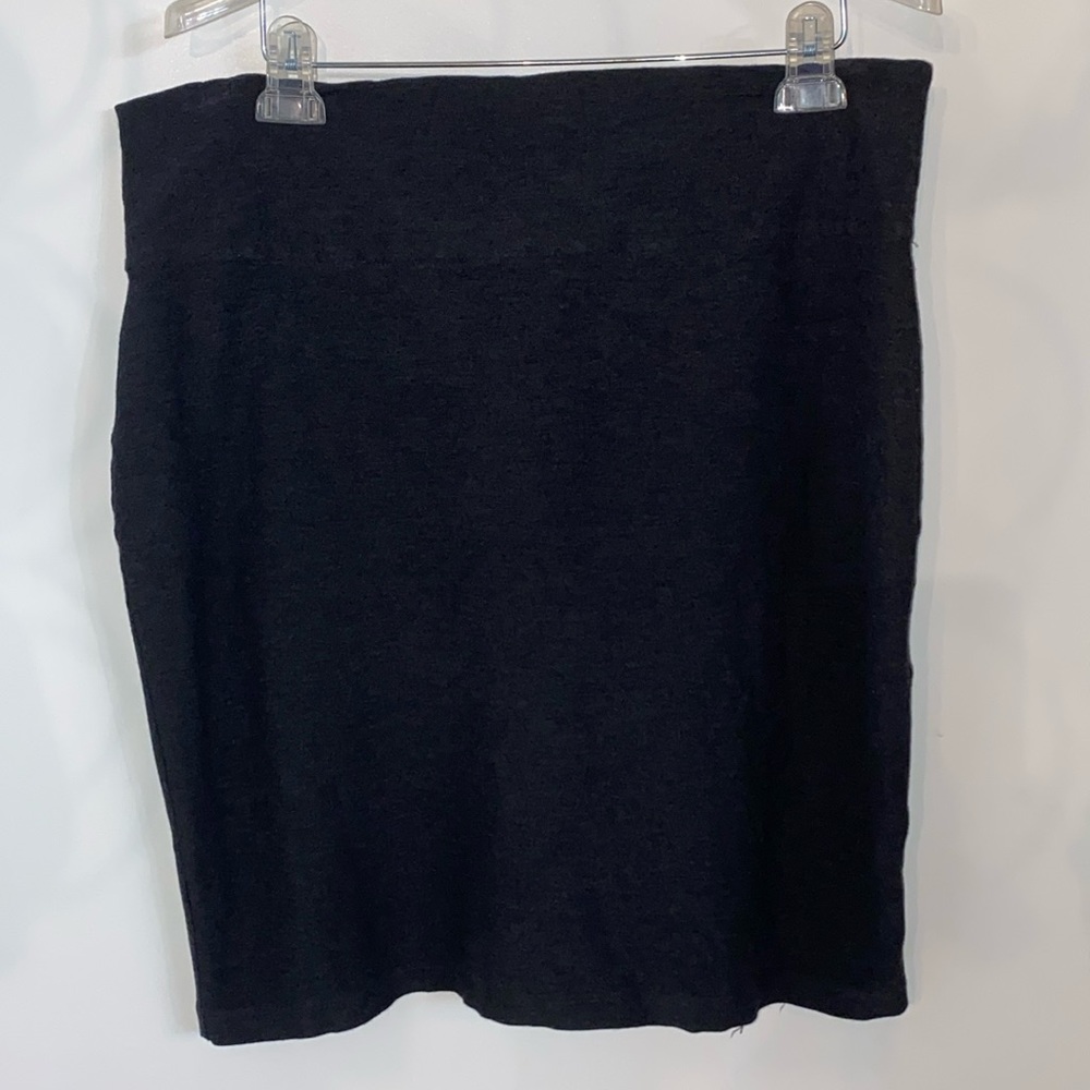 Eileen fisher dark gray skirt size large